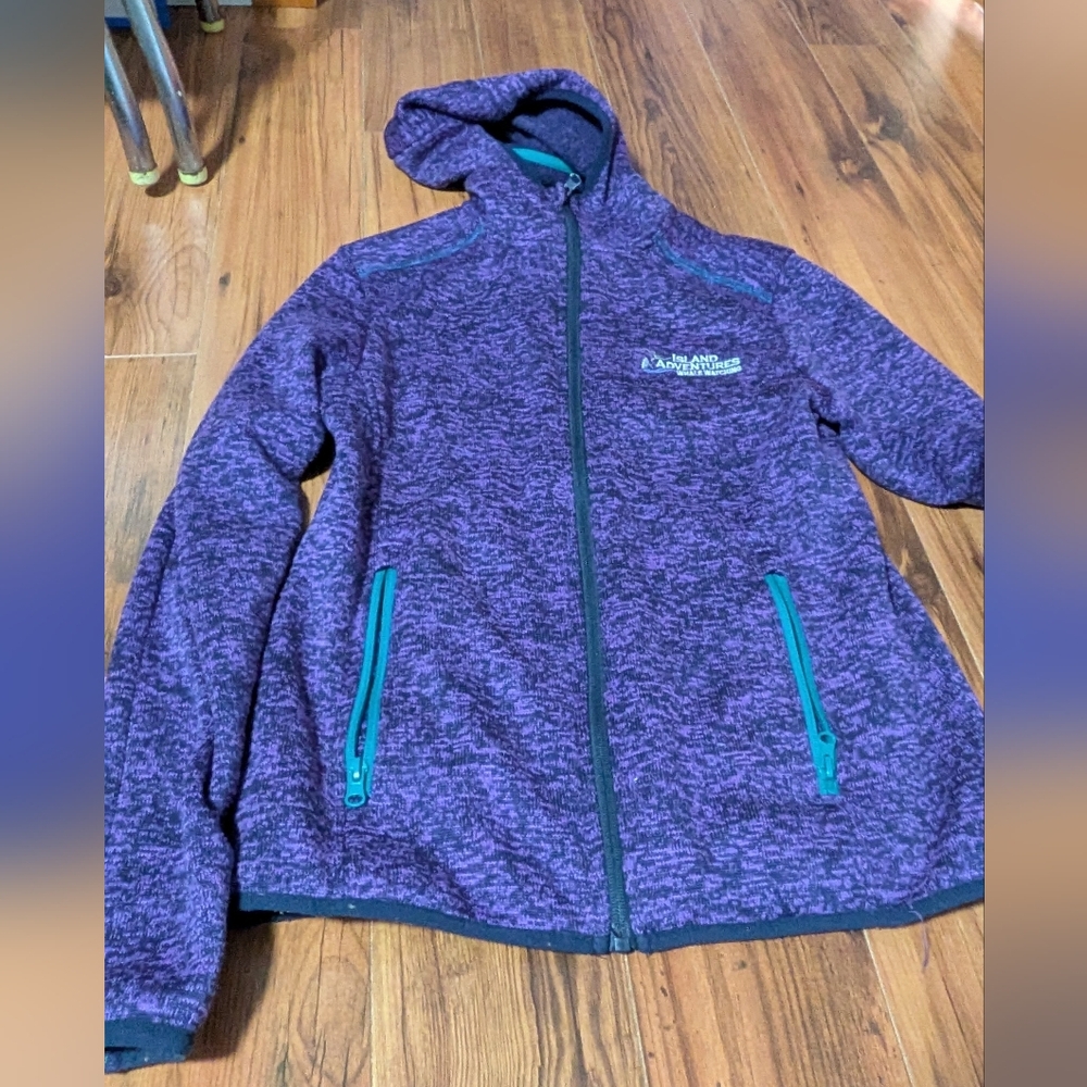 Women's Purple Hooded Jacket